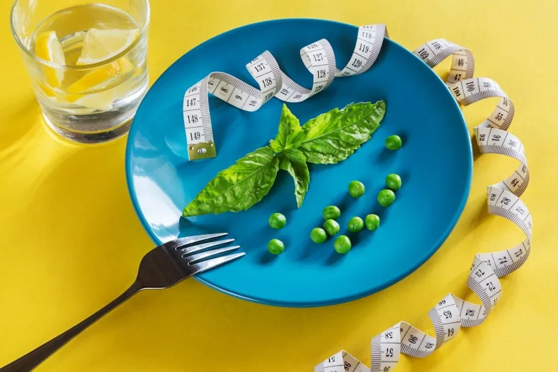 A simple, balanced breakfast beside a tape measure